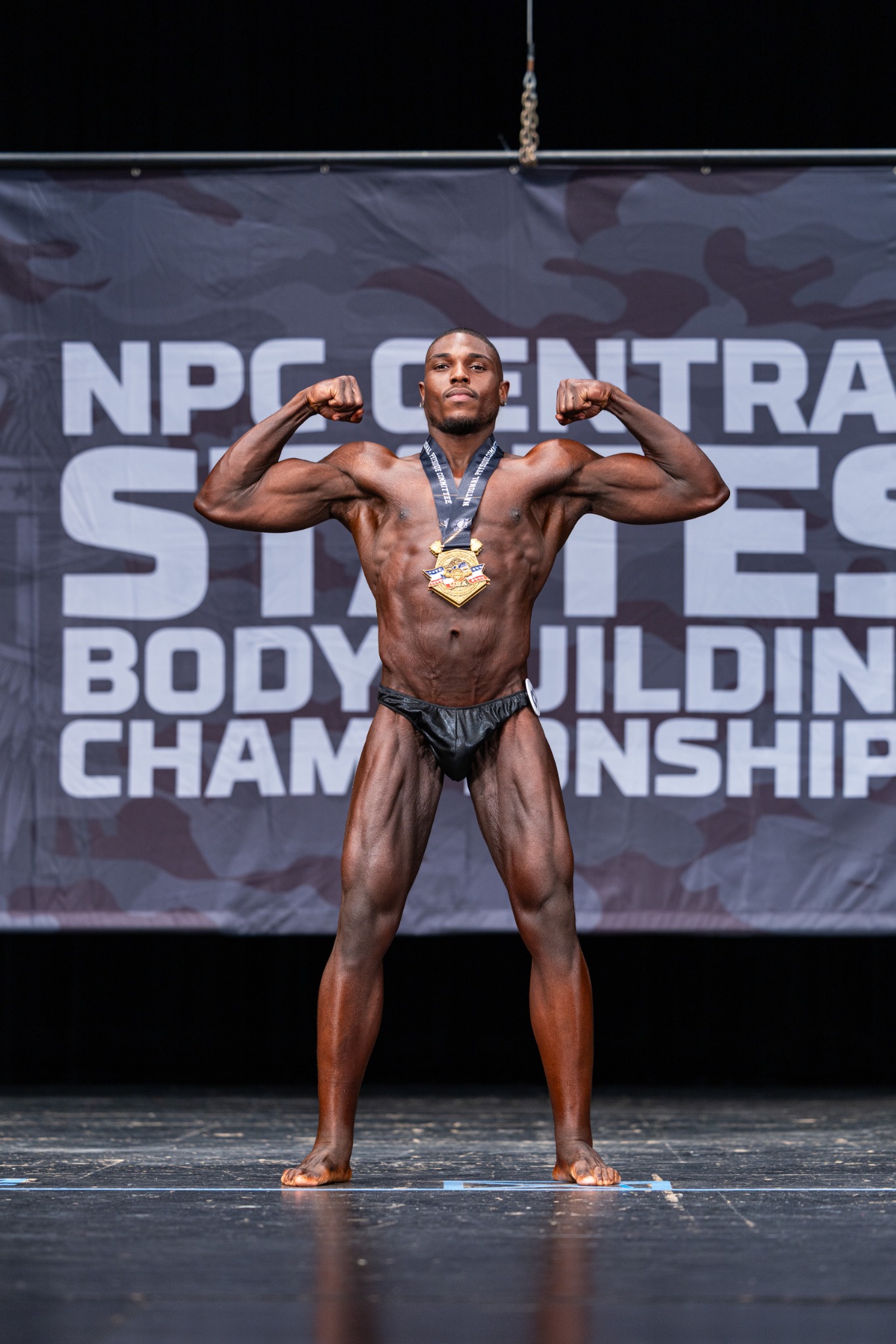 Andre modeling outdoors