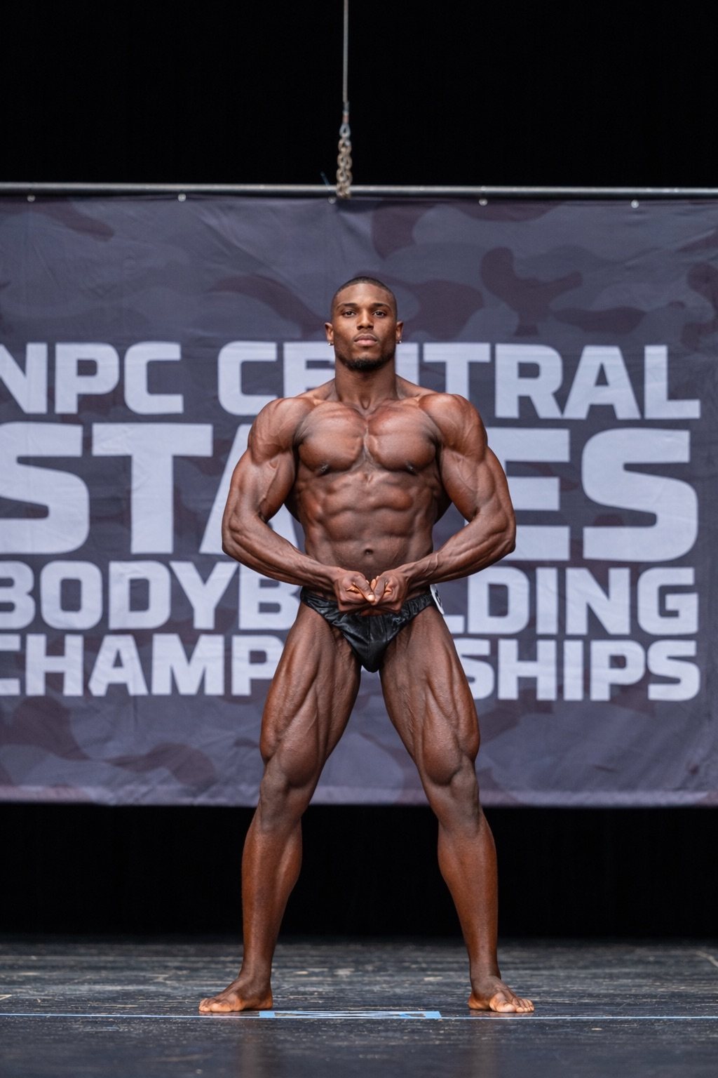 Andre Crawford on the NPC stage
